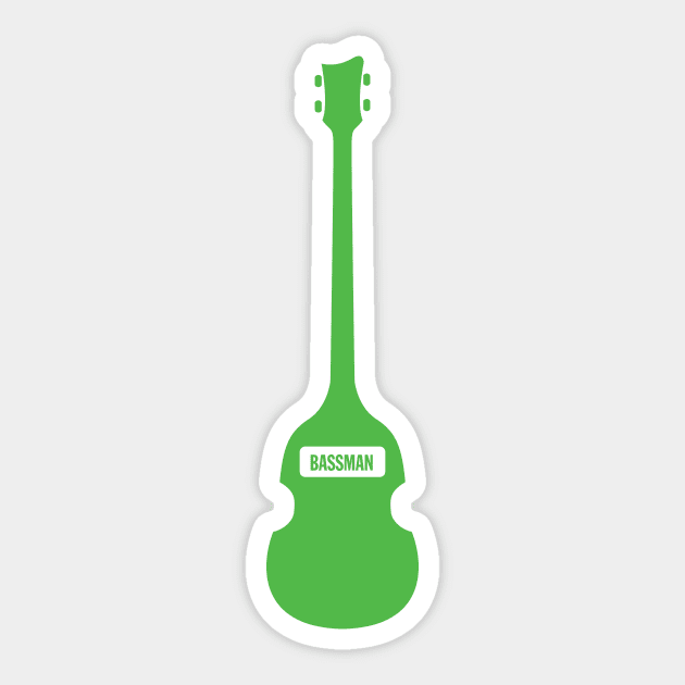 Hofner Bass Sticker by RussellTateDotCom